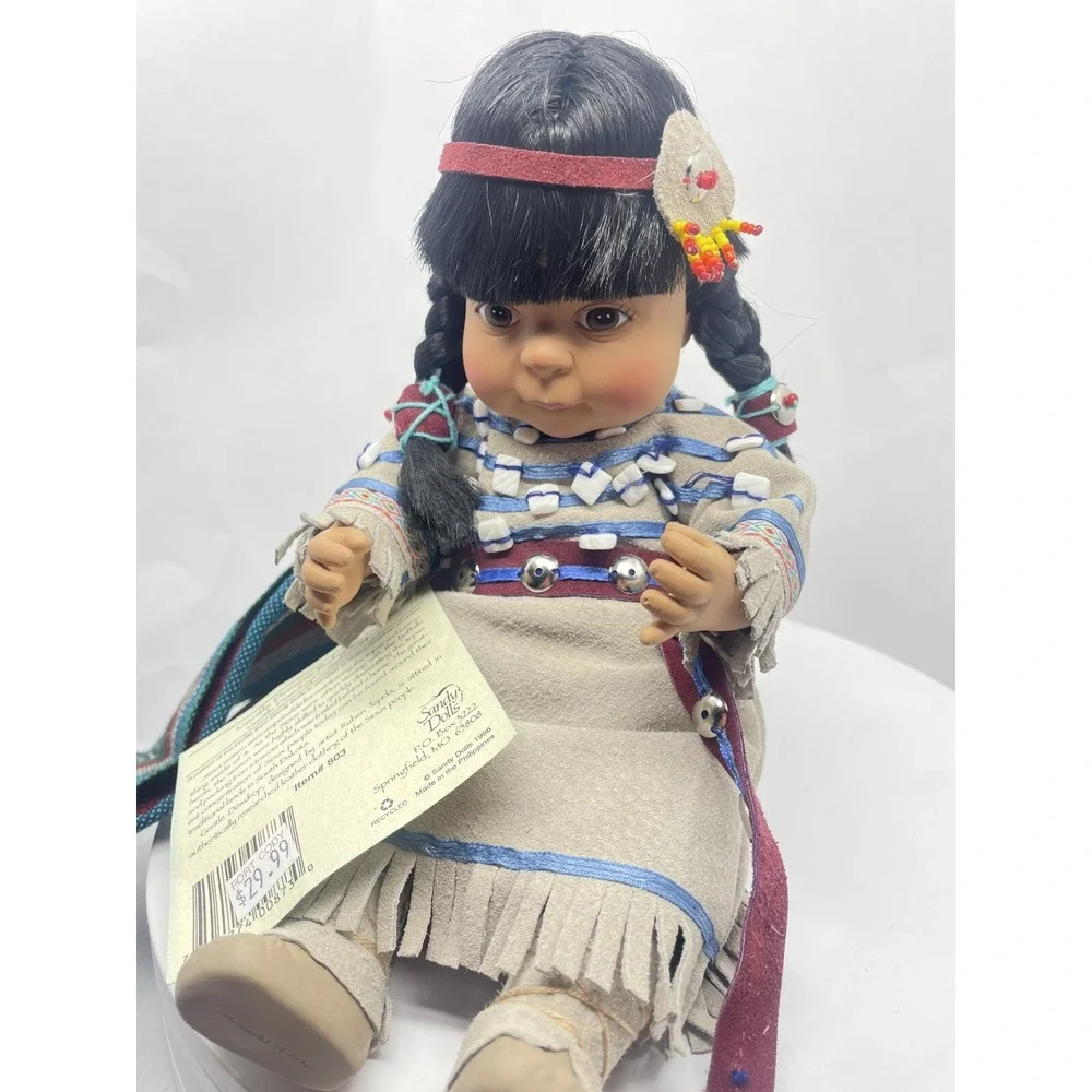 Gentle‎ Dreams Baby Doll Sioux Girl Collectible Native Figure NEW Indian Doll